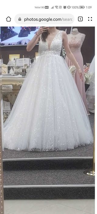 Булчинска рокля с етикет