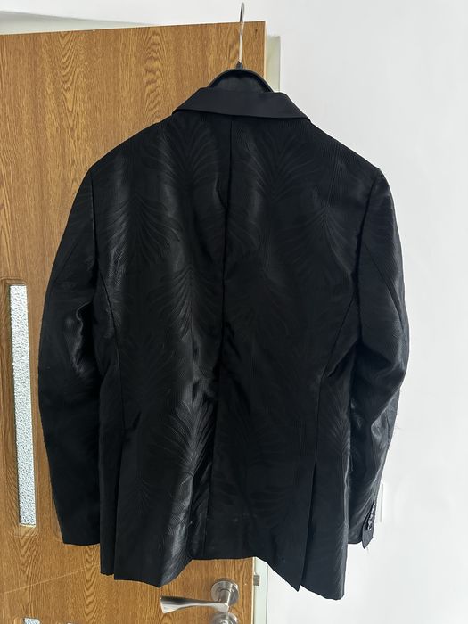 Sacou Zara negru model lucios