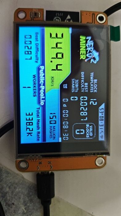 Nerdminer V2 miner BTC nou