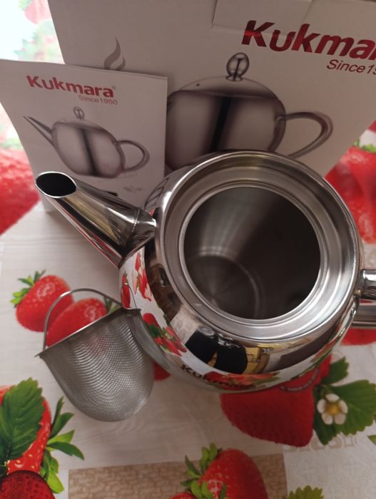 Новый заварочный чайник Kukmara 1.75 литра