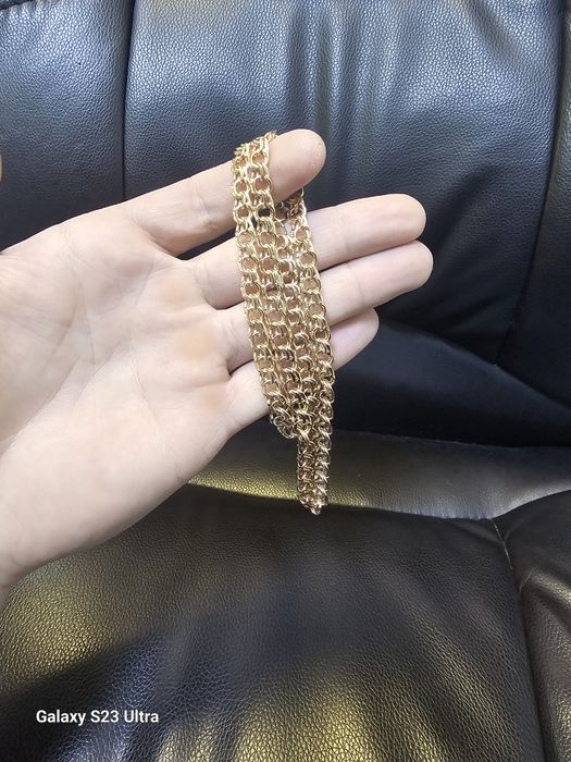 Золотая цепь бисмарк 585 пробы