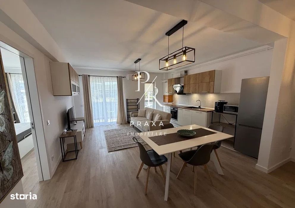 Apartament 2 camere, 56 mp, mobilat complet, garaj, lift, zona Tineret