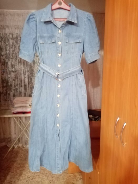 Платье джинсовое
