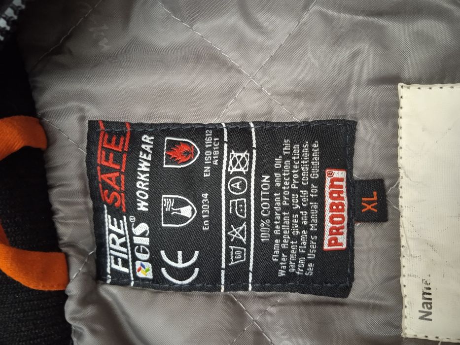 Теплая куртка спецовка осень-зима