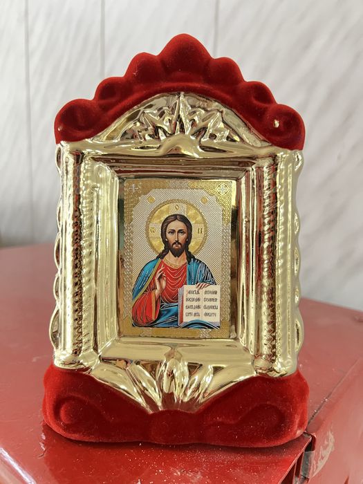 Иконы фарфоровые позалоченные