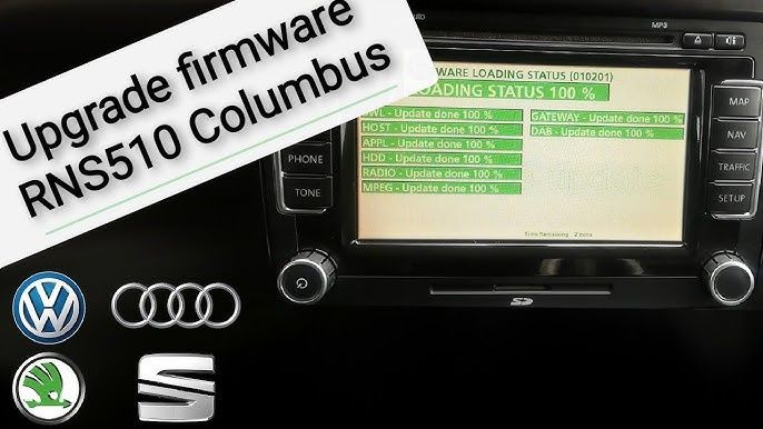 RNS 510 Update & actualizare software și hărți