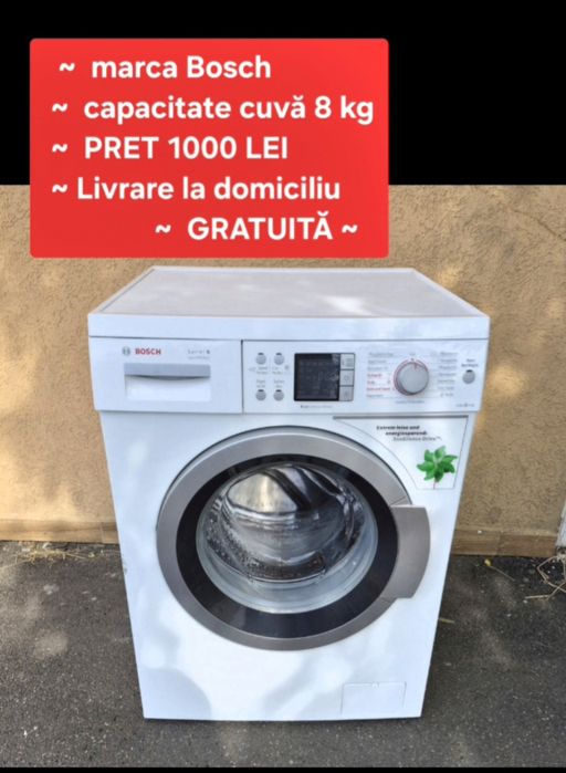 Masini de spalat rufe automate import Germania.