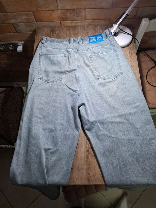 Джинсы серо-голубые Big Boy