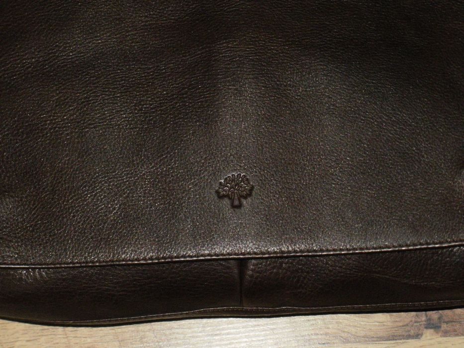 оригинална винтидж бизнес чанта естествена кожа