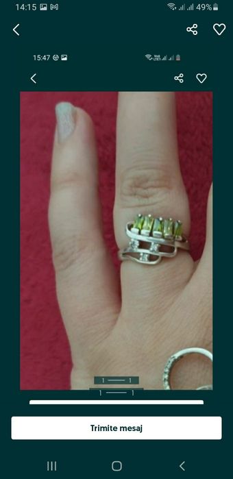 Inele argint 925 vechi inel argint. Fiecare model, 50 lei