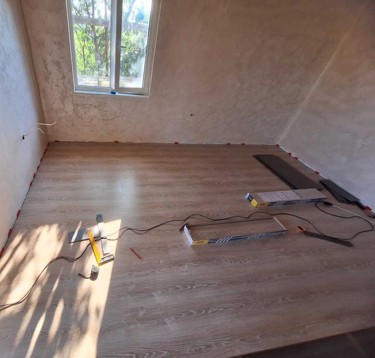 Монтаж на ламиниран паркет - качествено,чисто и на добра цена -Ламинат