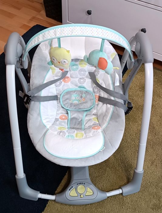 Бебешка люлка-шезлонг InGenuity, Portable Swing'n Go Hugs & Hoots
Има