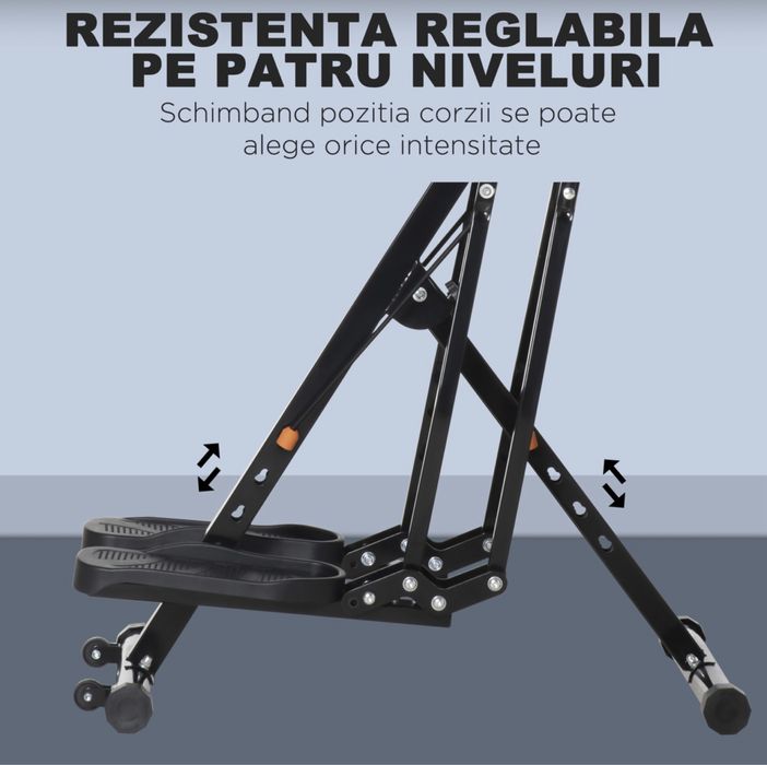 Bicicleta eliptica de exercitii Homcom