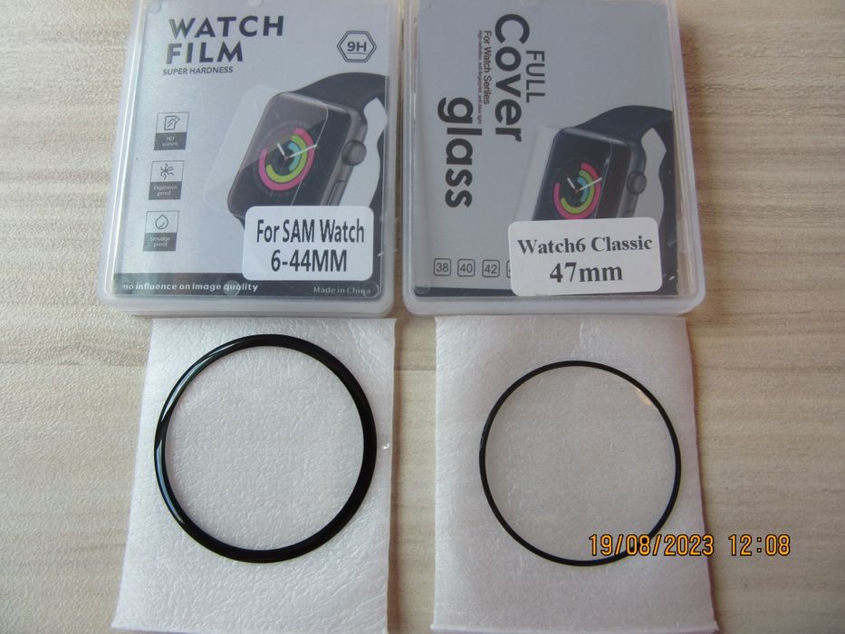 Samsung Galaxy Watch 6 6 Classic 40 44 43 47 mm 5D Протектор цял екран