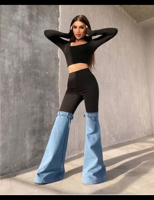 Colanți dama cu blug