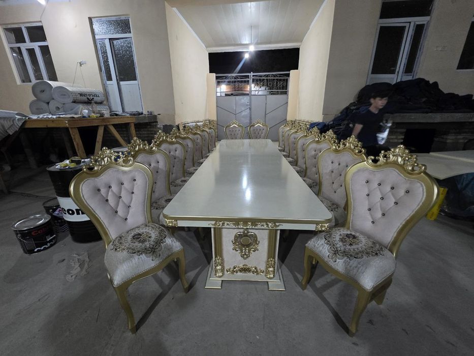 Стол стуллар сехдан