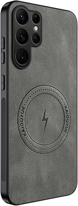 Стилен magsafe кейс за samsung galaxy s26 ultra - сив - със защита на