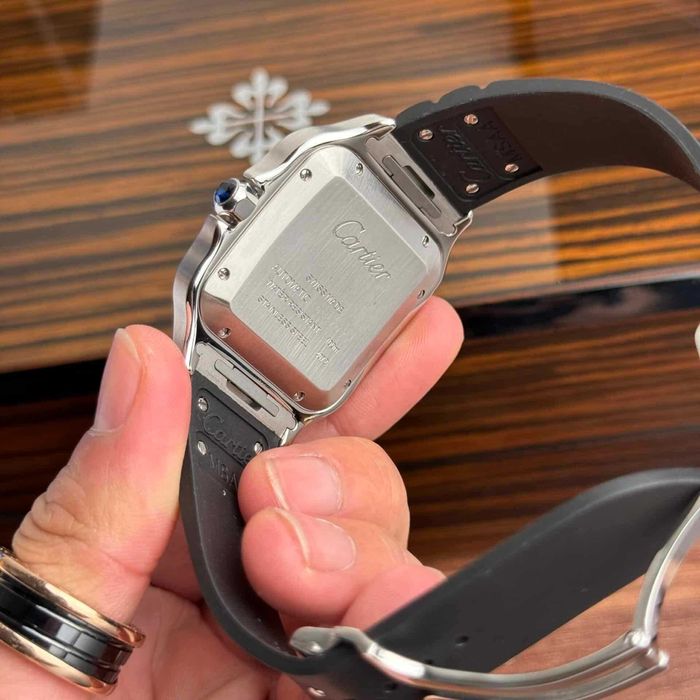 Cartier santos 100 сребро