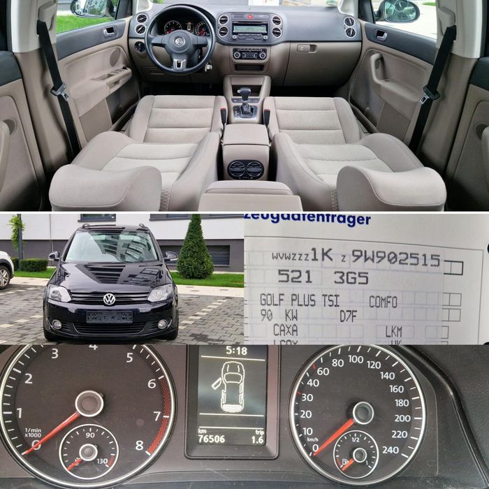 Golf 6 1.4 122 Cp Dsg 76.505 km Carte service Tuvuri