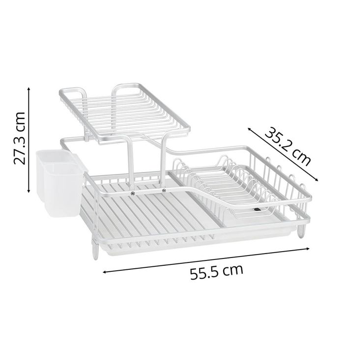 Сушилник за съдове с 2 нива и включена тава