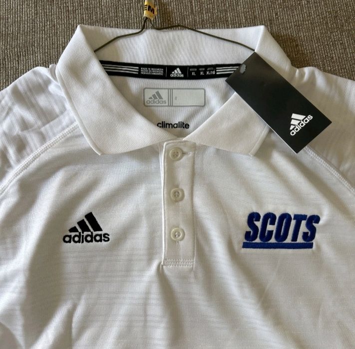 Adidas White Climate Scots Polo