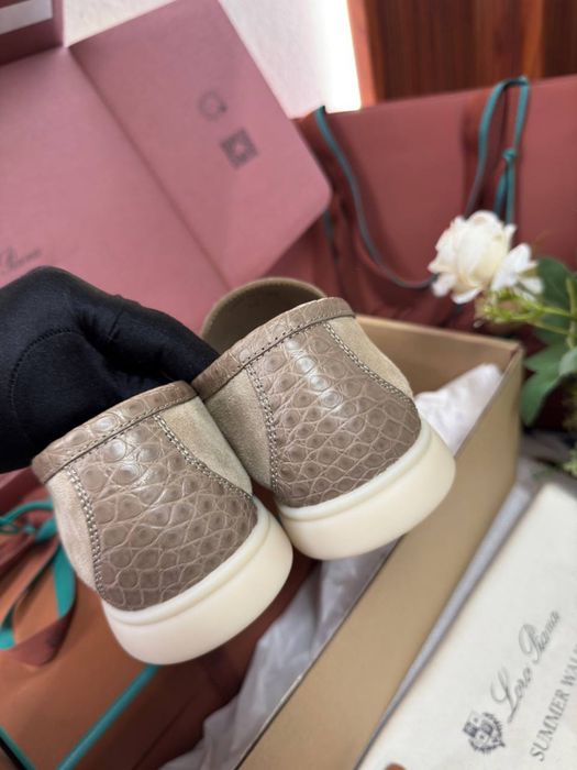 Mocasini Loro Piana Aligator