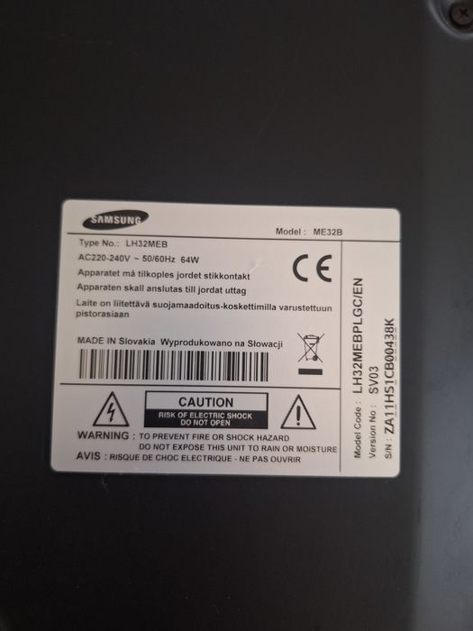 Monitor LED profesional SAMSUNG LH32MEB, 32 inch, Full HD