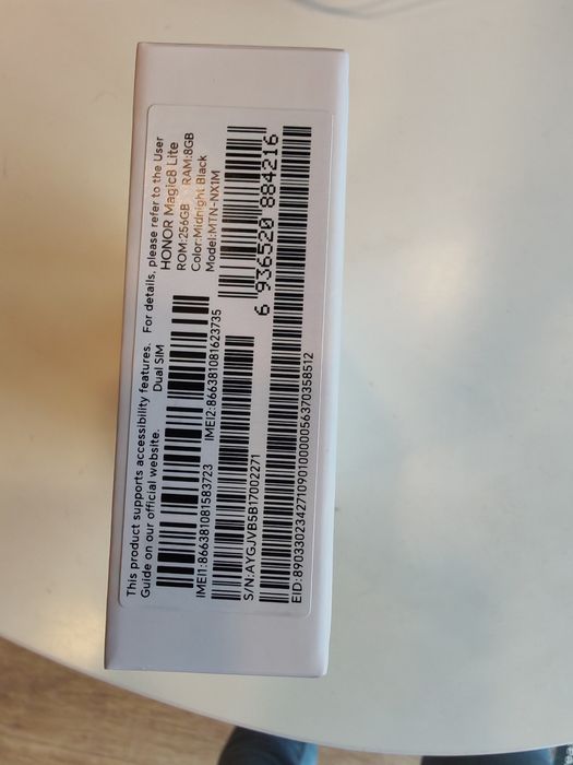 Honor magic 8 lite black