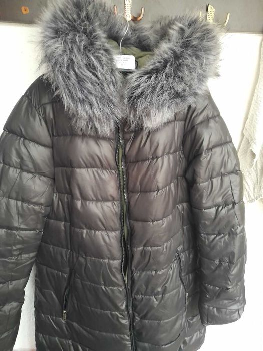 Пухено двулицево зимно яке