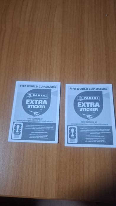 Luka Modriç gold + Vinicius jr base , World Cup 2026 panini  extra stiker