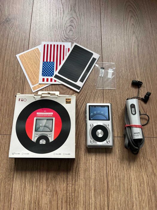 Player profesional FIIO X1 cu casti Philips Noise canceling la cutie