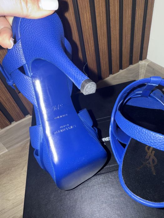 Високи обувки на ток saint Laurent