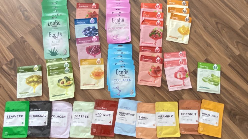 Маски тканевые корейские