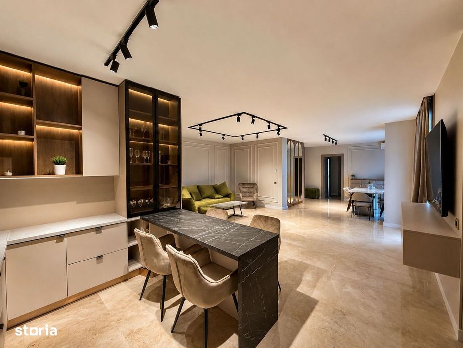 Apartament exclusivist cu 4  camere și grădină / 2 locuri de parcare