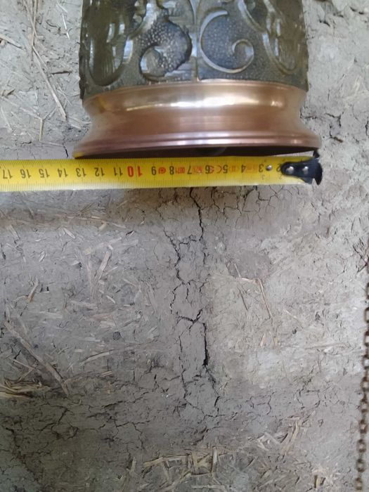 Clopot de perete/de poarta din bronz/H-aprox.42 cm