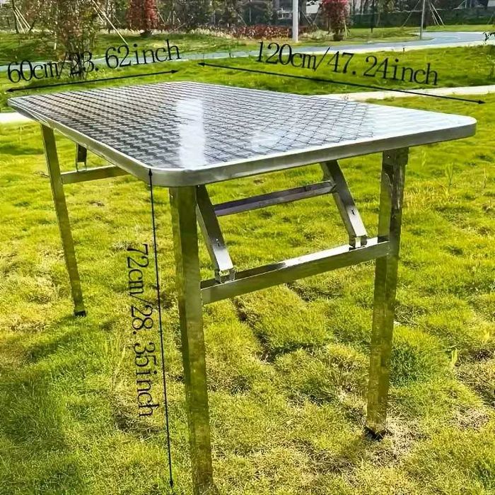 masa de inox pliabila ramforsata  120x60x72cm