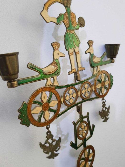 Donariu rusesc din bronz masiv si email