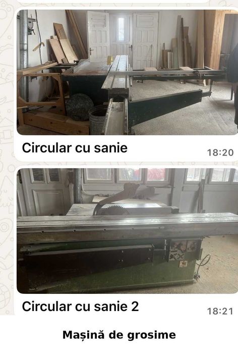 Vânzare utilaje tâmplărie / închiriere spațiu industrial cu utilaje sau fără – Focșani