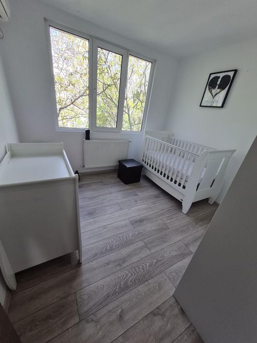 Set Patut si comoda din lemn Tutti Bambini