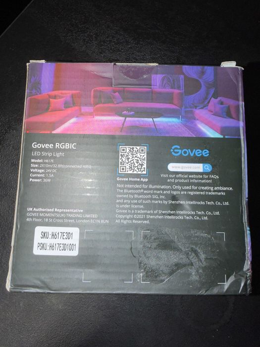 Govee  RGBIC banda  led smart  bluetooth