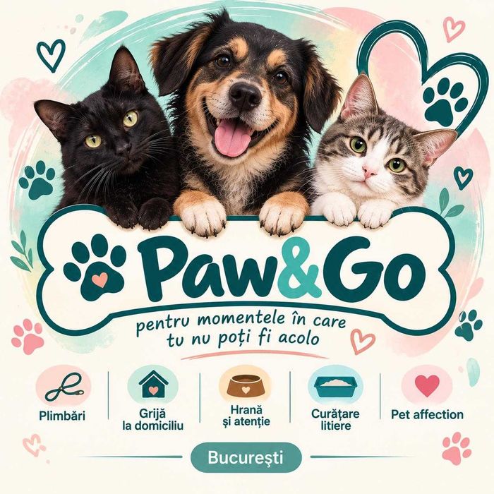 Pet sitter Bucuresti - Paw&Go