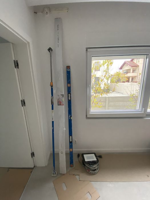 Nivela aluminiu Dexter, 3 bule aer, L 1800 mm