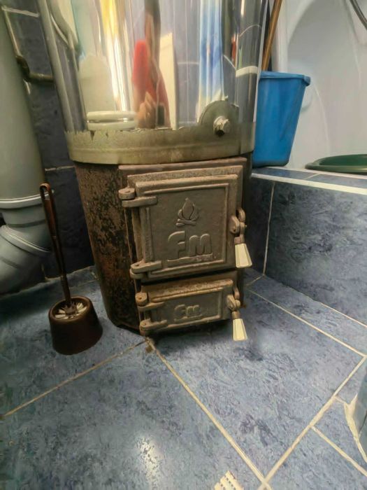 Boiler de inox cu soba