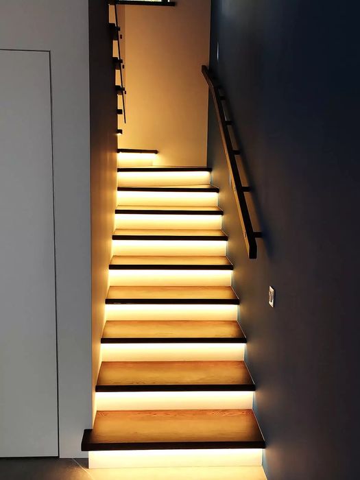 Lemn masiv Scară interioară