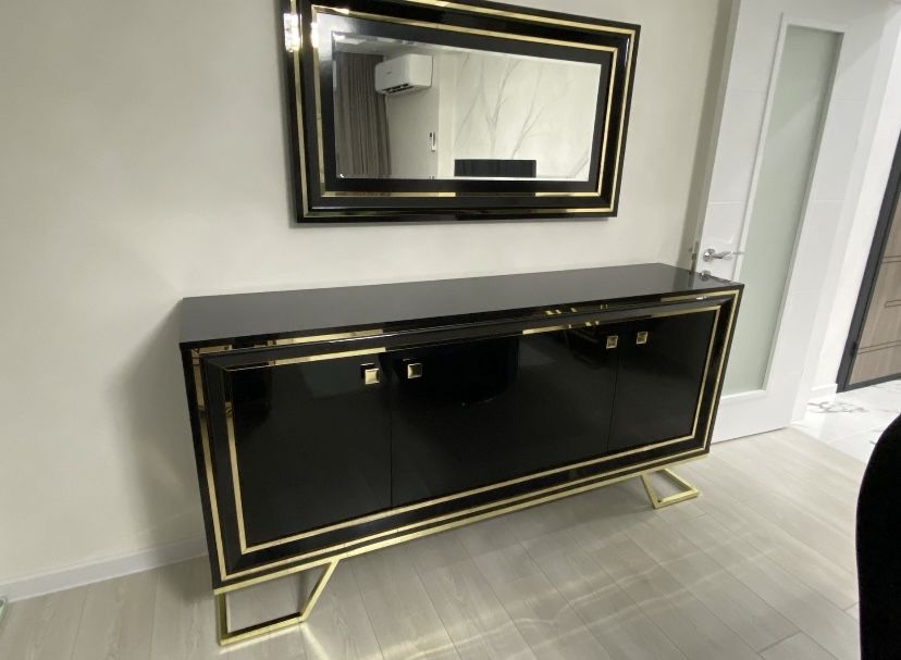 Комплект ТВ шкаф + скрин с огледало