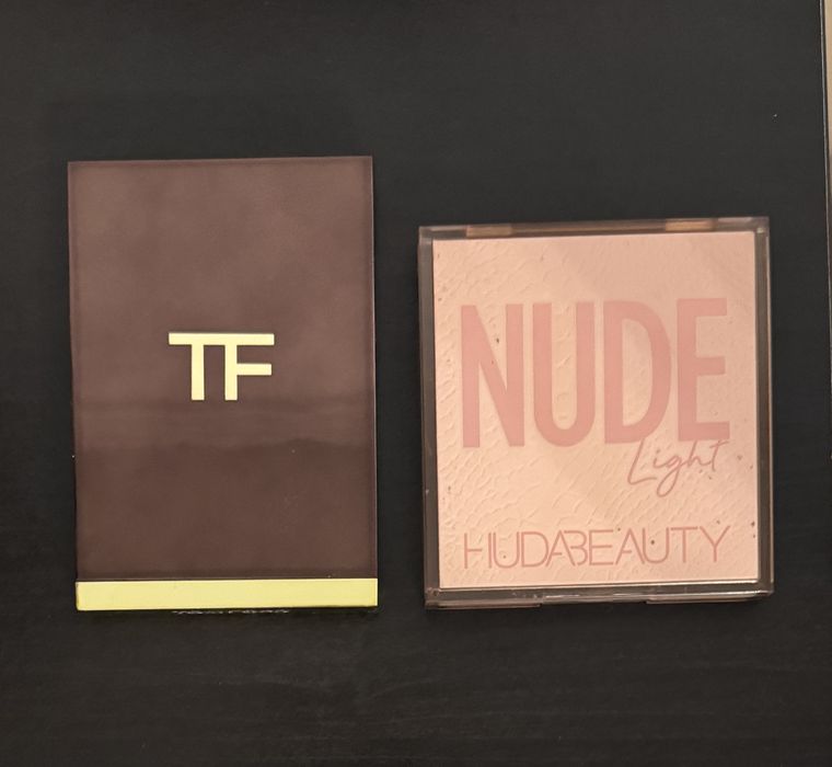 Set 2 palete farduri (Tom Ford și Huda Beauty Light Nude)