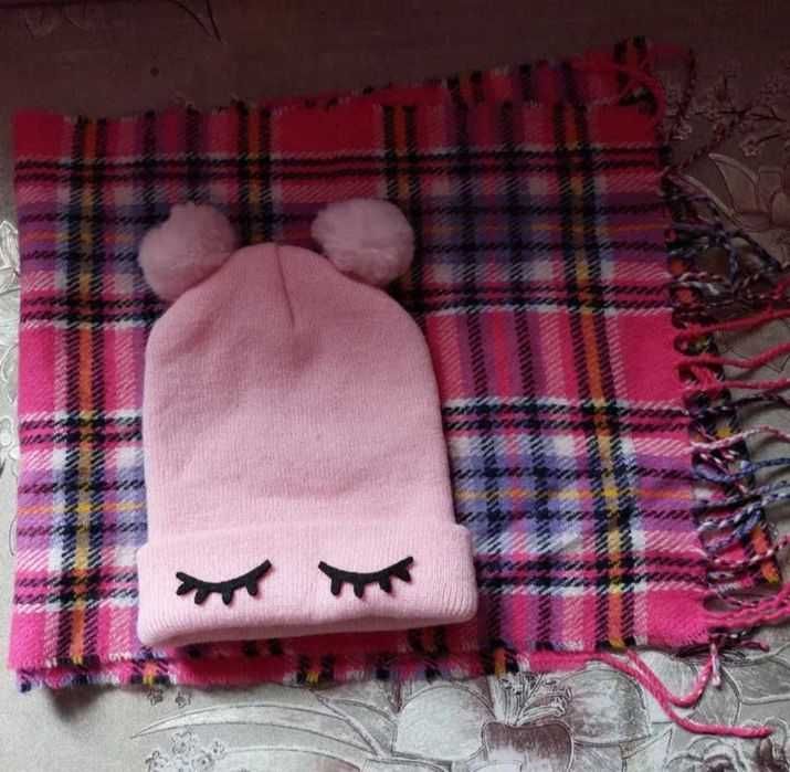 Set iarna fetițe Fes+ fular