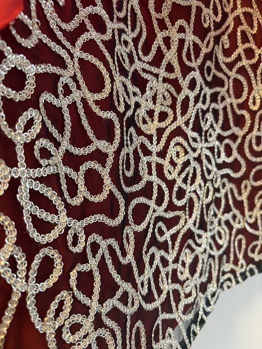 Rochie rosie din 2 piese