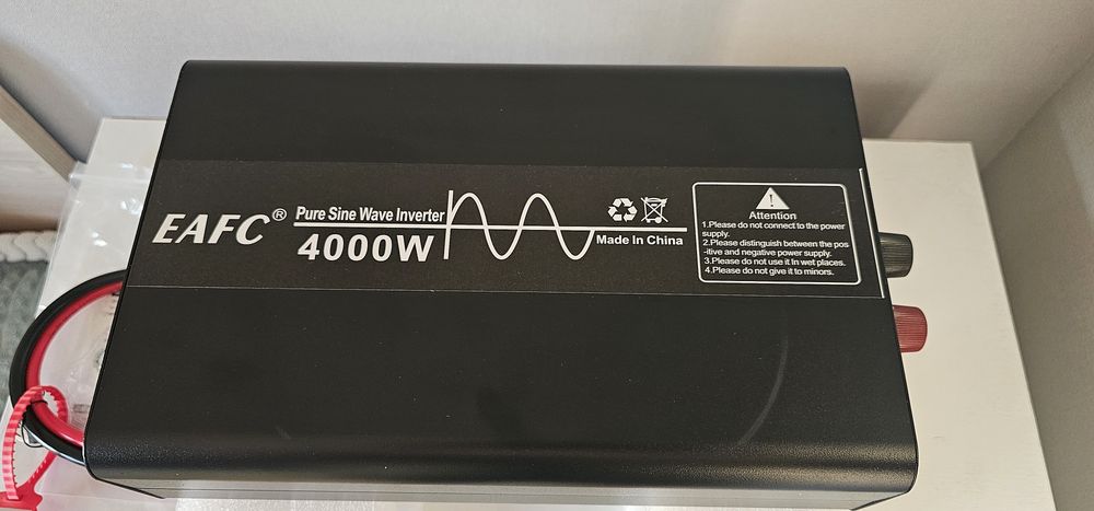Инвертор 12/220в 4000ватт чистый синус
