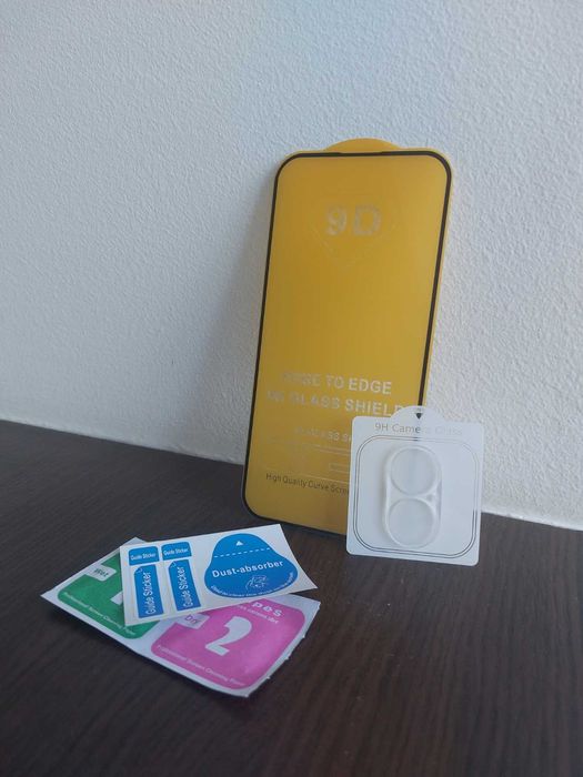 Folie iPhone 15 / 16 / 15 Pro Max / 16 Pro Max + Folie Sticla Camera